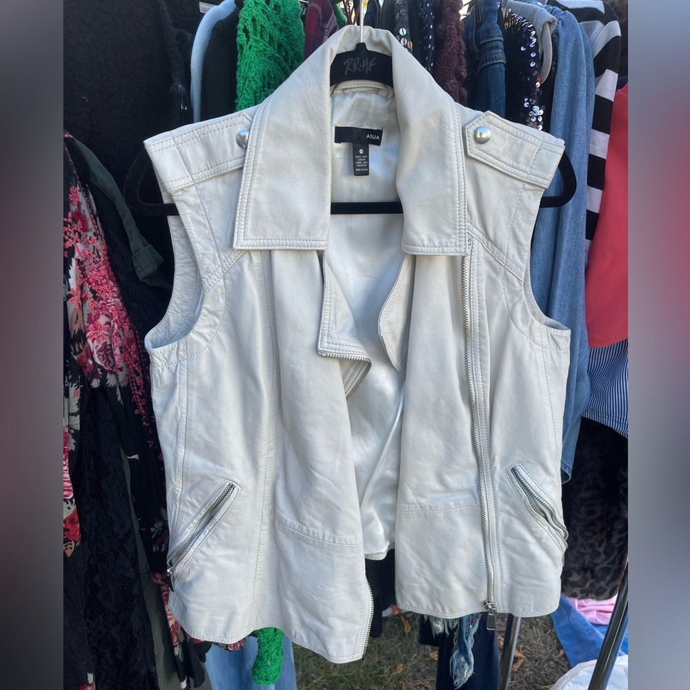 Leather vest